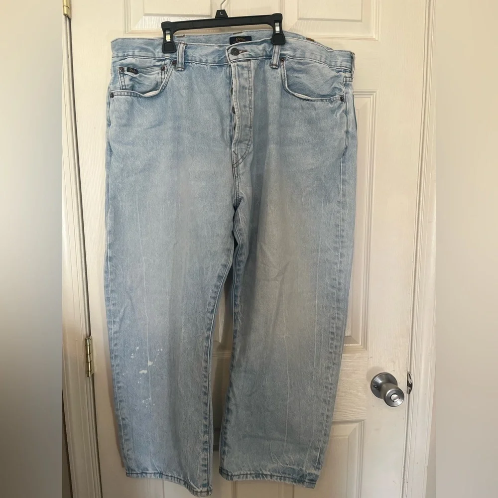 Polo by Ralph Lauren men’s 40x30 anders classic taper distressed